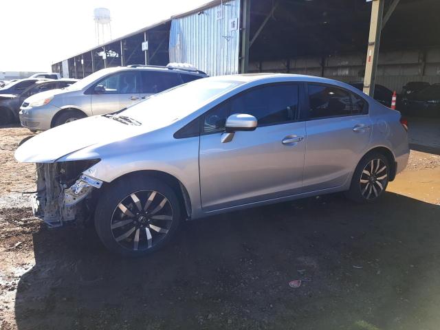 19XFB2F92FE013368 - 2015 HONDA CIVIC EXL 银色 照片 1