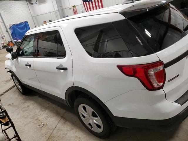 1FM5K8AR6KGB44038 - 2019 FORD EXPLORER P WHITE photo 2