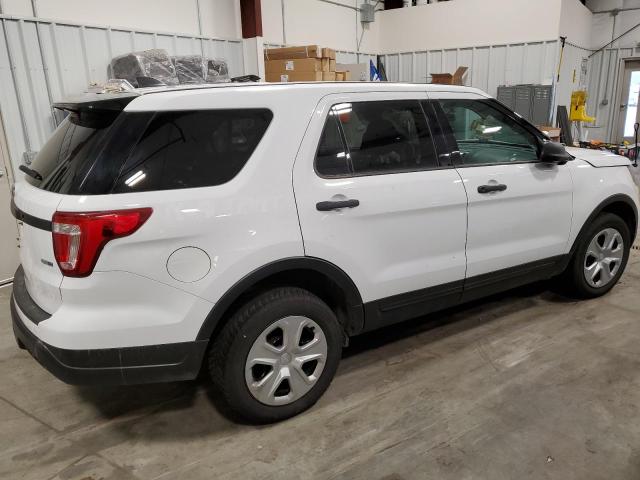 1FM5K8AR6KGB44038 - 2019 FORD EXPLORER P WHITE photo 3