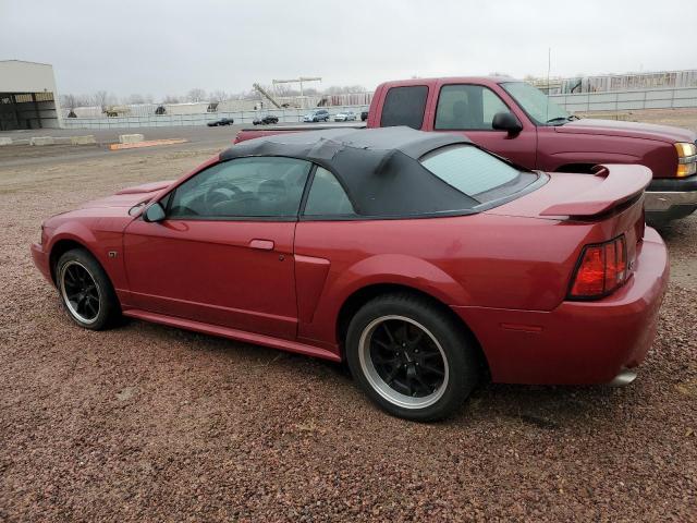 1FAFP45X33F406767 - 2003 FORD MUSTANG GT MAROON photo 2
