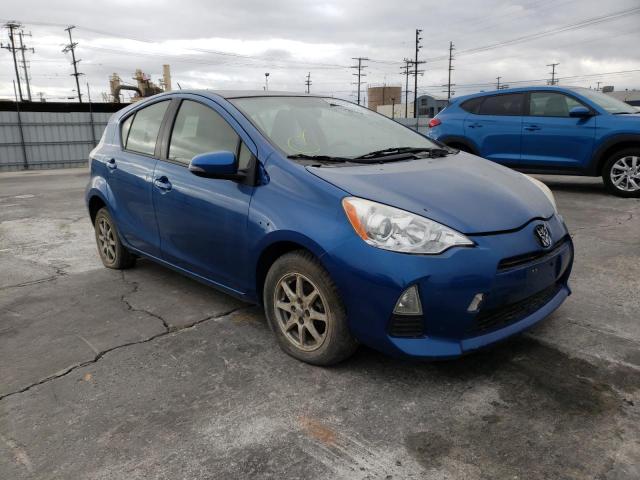 JTDKDTB38D1048285 - 2013 TOYOTA PRIUS C BLUE photo 4