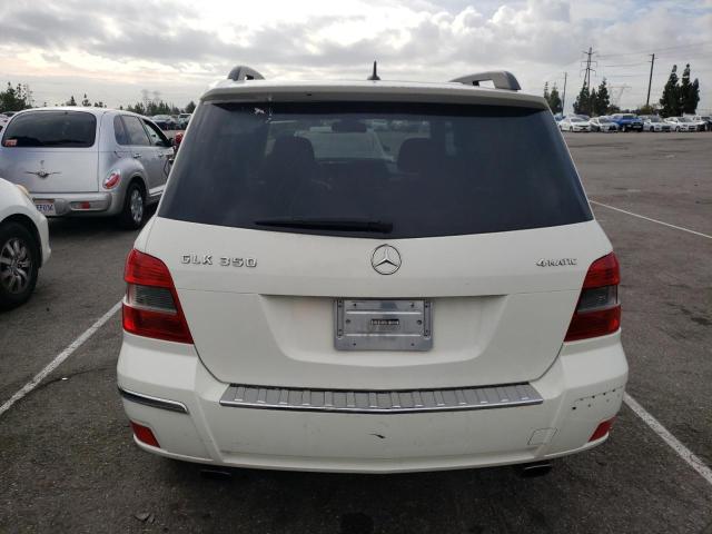 WDCGG8HB4AF324107 - 2010 MERCEDES-BENZ GLK 350 4M WHITE photo 6