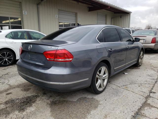 1VWCT7A35EC025081 - 2014 VOLKSWAGEN PASSAT SEL GRAY photo 3