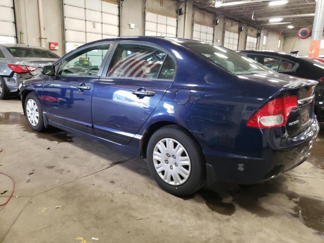 19XFA1F37AE020818 - 2010 HONDA CIVIC VP BLUE photo 2