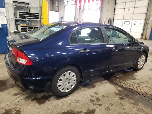 19XFA1F37AE020818 - 2010 HONDA CIVIC VP BLUE photo 3