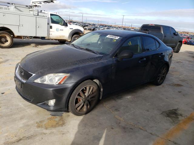 JTHBE262075017133 - 2007 LEXUS IS 350 GRAY photo 1