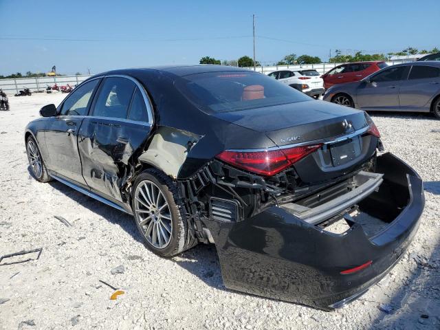 W1K6G7GB5NA140199 - 2022 MERCEDES-BENZ S 580 4MAT BLACK photo 2