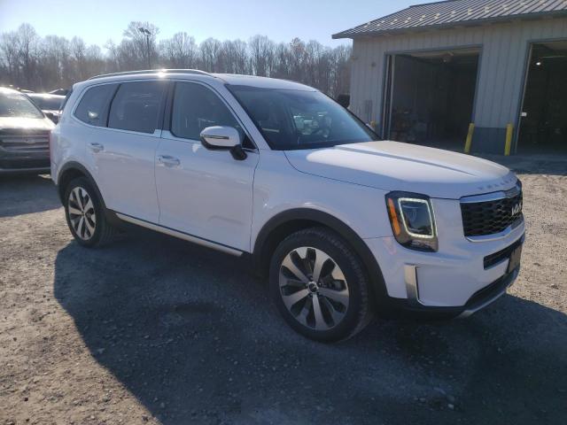 5XYP6DHC3NG271624 - 2022 KIA TELLURIDE WHITE photo 4