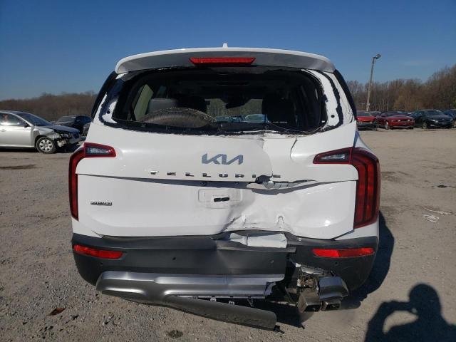 5XYP6DHC3NG271624 - 2022 KIA TELLURIDE WHITE photo 6