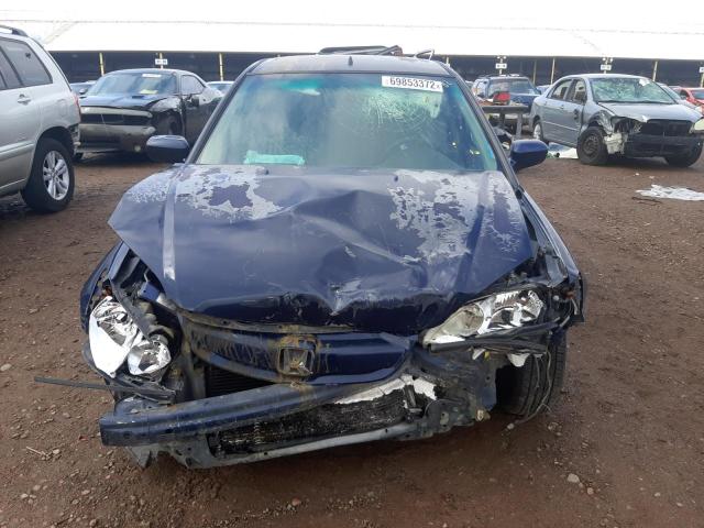 JHMES96655S012008 - 2005 HONDA CIVIC HYBR BLUE photo 5