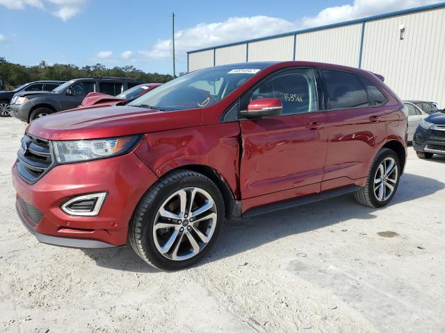 2FMPK4AP9GBC34461 - 2016 FORD EDGE SPORT RED photo 1