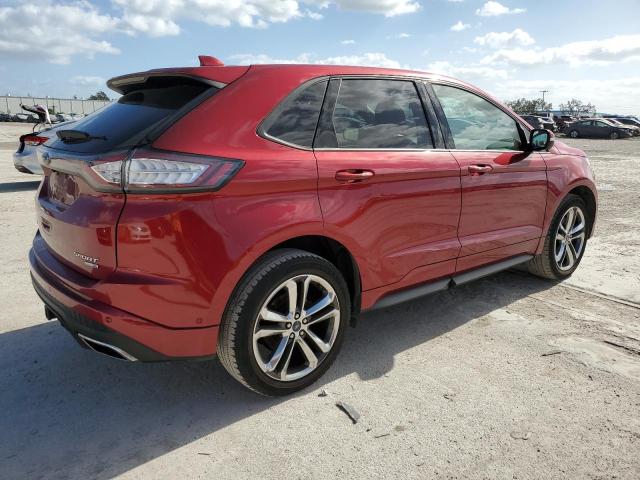 2FMPK4AP9GBC34461 - 2016 FORD EDGE SPORT RED photo 3