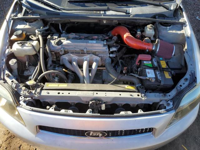 JTKDE177960125706 - 2006 TOYOTA SCION TC SILVER photo 11