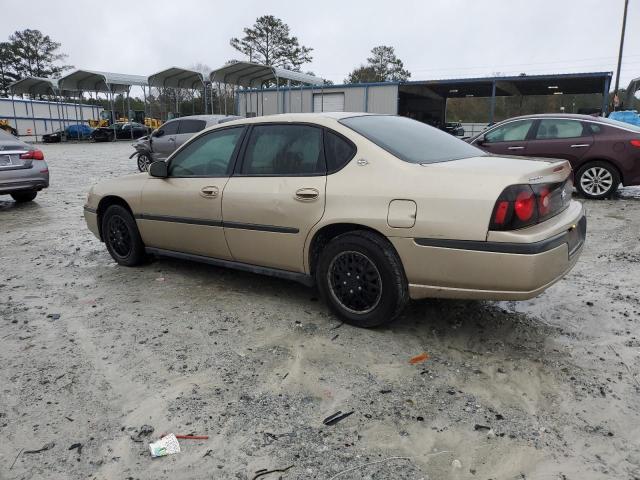 2G1WF52E559101765 - 2005 CHEVROLET IMPALA GOLD photo 2