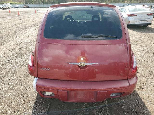 3A8FY48B78T135600 - 2008 CHRYSLER PT CRUISER RED photo 6