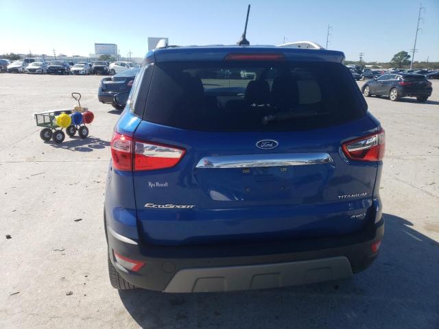 MAJ6S3KL3LC341110 - 2020 FORD ECOSPORT T BLUE photo 6