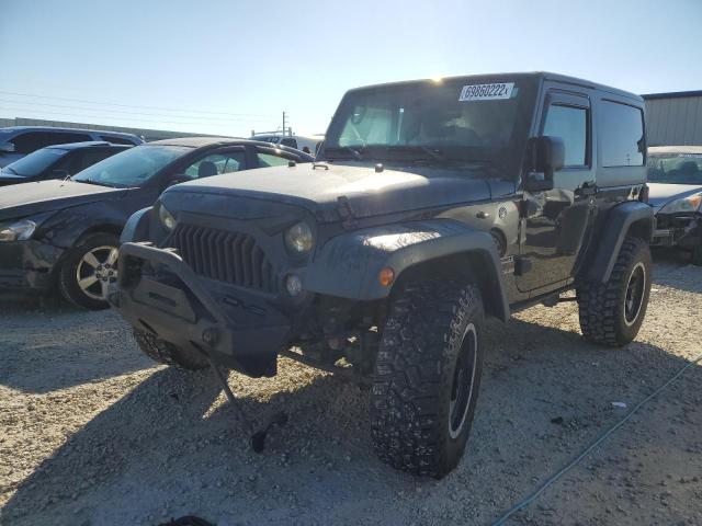 1C4AJWAG1HL501974 - 2017 JEEP WRANGLER S BLACK photo 1