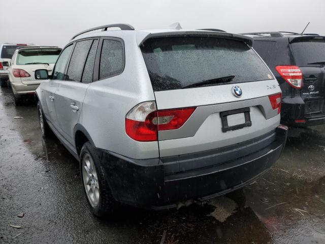 WBXPA73434WC43734 - 2004 BMW X3 2.5I SILVER photo 2