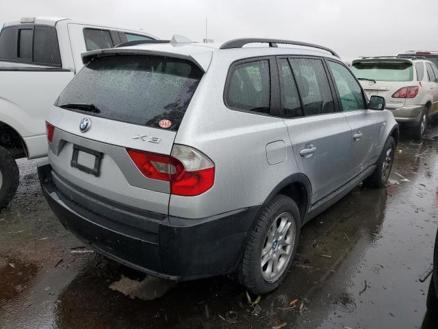 WBXPA73434WC43734 - 2004 BMW X3 2.5I SILVER photo 3