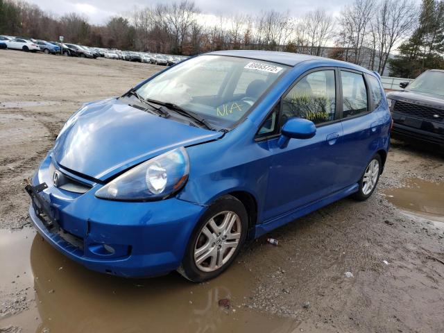 JHMGD37677S031726 - 2007 HONDA FIT S Mavi foto 1