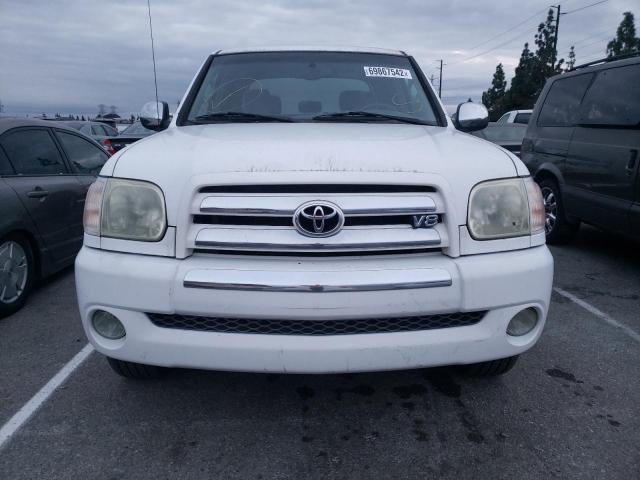 5TBET34166S510496 - 2006 TOYOTA TUNDRA DOU WHITE photo 5