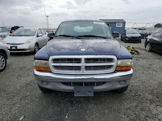 1B7GL2AN81S106794 - 2001 DODGE DAKOTA QUA BLUE photo 5