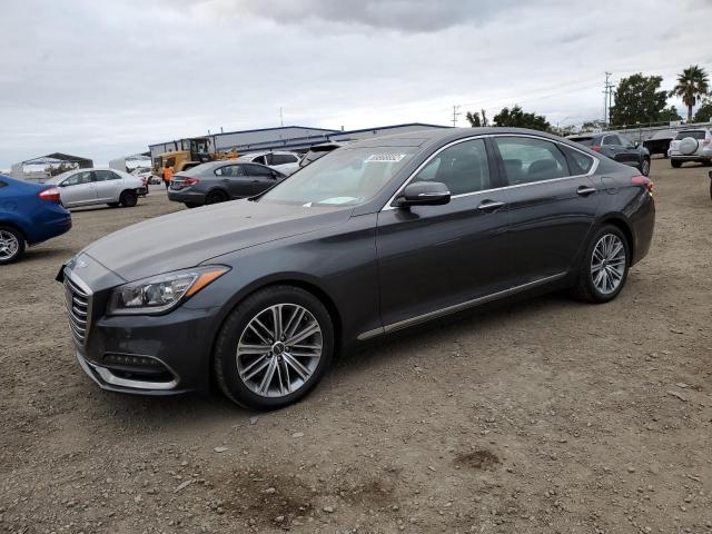 KMHGN4JE2JU225687 - 2018 GENESIS G80 BASE GRAY photo 1