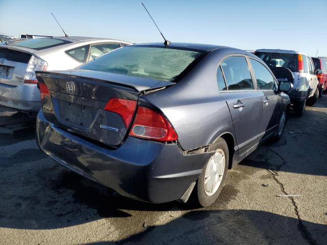 JHMFA36258S007901 - 2008 HONDA CIVIC HYBR GRAY photo 3