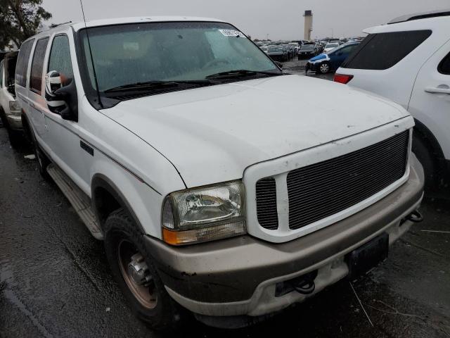 1FMNU44S33EB12758 - 2003 FORD EXCURSION WHITE photo 4