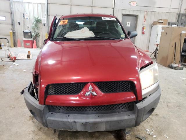 1Z7HC22K58S572187 - 2008 MITSUBISHI RAIDER LS BURGUNDY photo 5