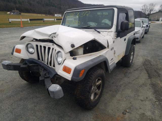 1J4FA39S44P753809 - 2004 JEEP WRANGLER X WHITE photo 1