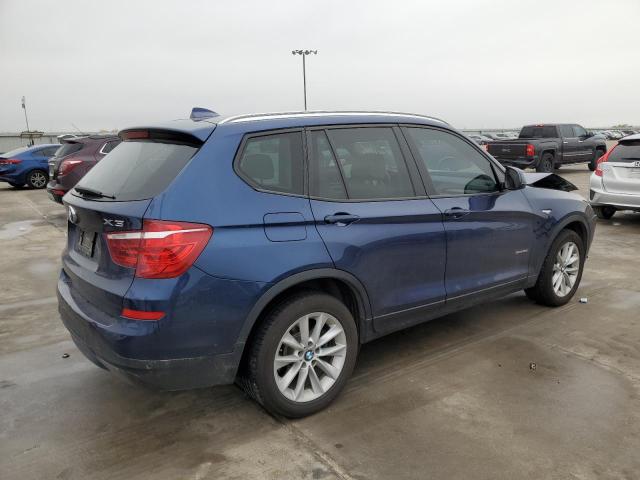 5UXWZ7C3XH0X41815 - 2017 BMW X3 SDRIVE2 BLUE photo 3