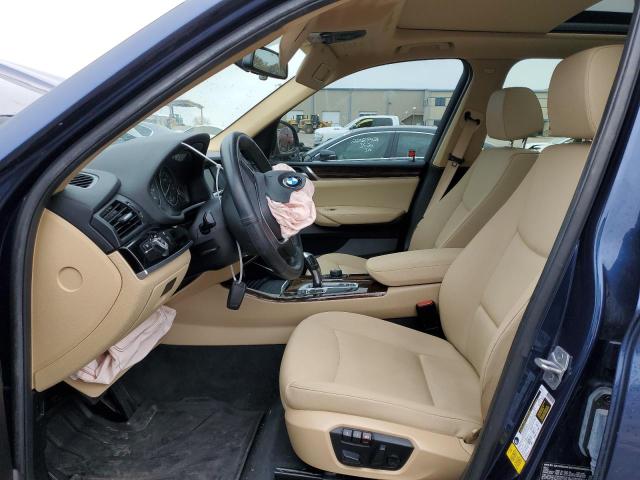 5UXWZ7C3XH0X41815 - 2017 BMW X3 SDRIVE2 BLUE photo 7