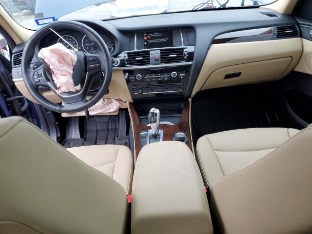 5UXWZ7C3XH0X41815 - 2017 BMW X3 SDRIVE2 BLUE photo 8