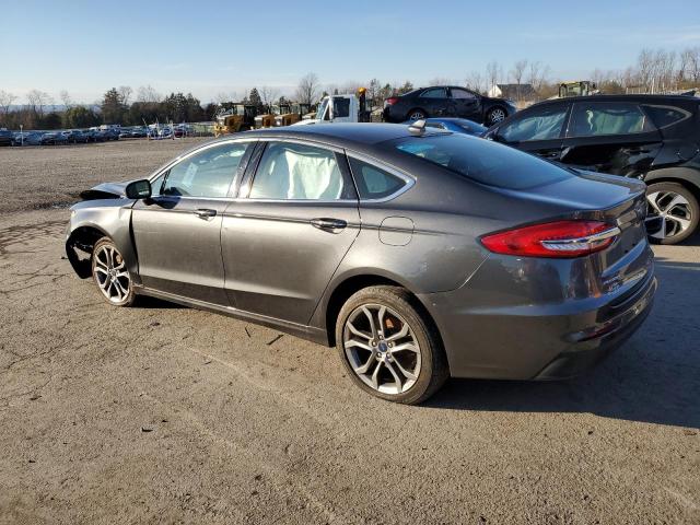 3FA6P0CD6KR259802 - 2019 FORD FUSION SEL GRAY photo 2