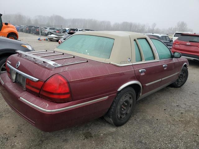 2MEFM74W94X630482 - 2004 MERCURY GRAND MARQ BURGUNDY photo 3