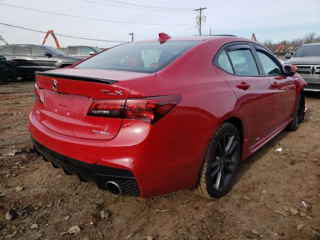 19UUB3F65JA006401 - 2018 ACURA TLX TECH+A RED photo 4