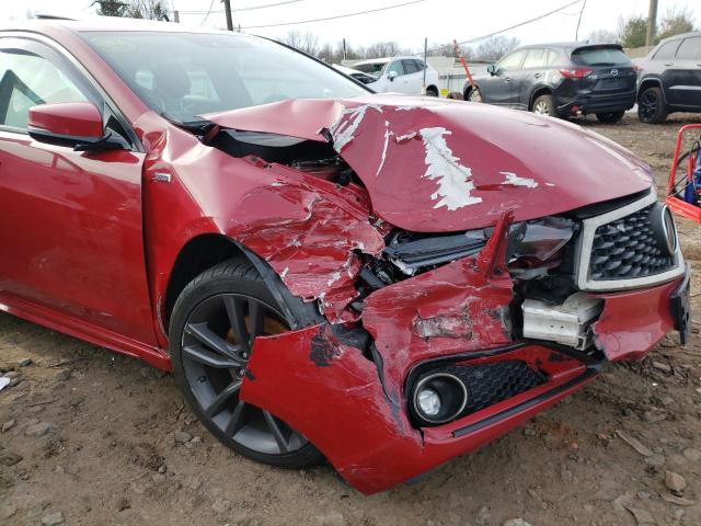 19UUB3F65JA006401 - 2018 ACURA TLX TECH+A RED photo 9