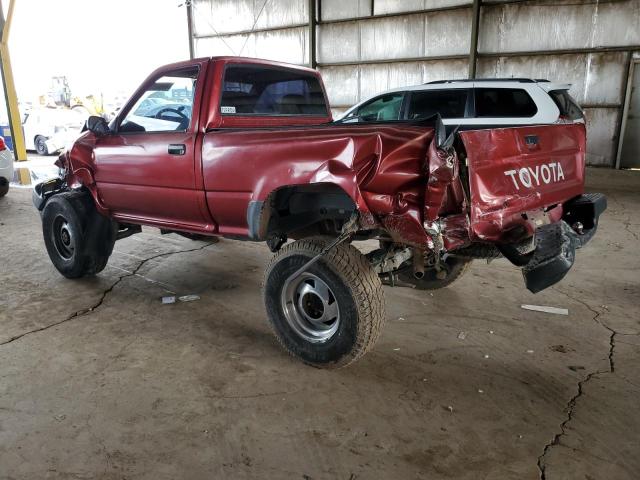 JT4RN01P6L7035898 - 1990 TOYOTA PICKUP 1/2 MAROON photo 2