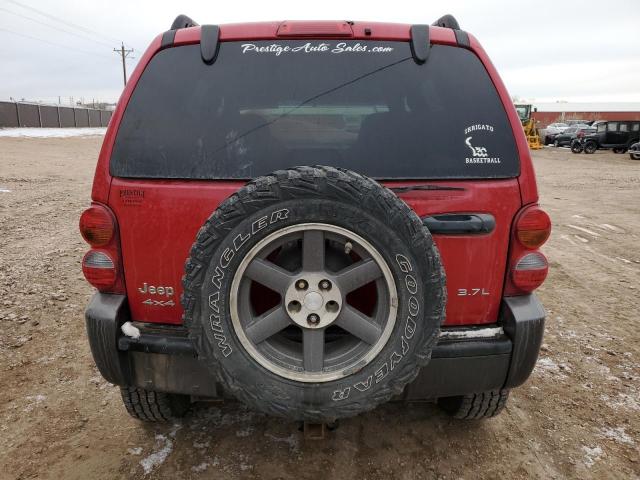 1J4GL48K93W664571 - 2003 JEEP LIBERTY SP RED photo 6