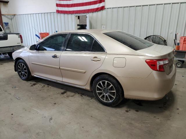 4T4BF1FK6CR163935 - 2012 TOYOTA CAMRY BASE TAN photo 2