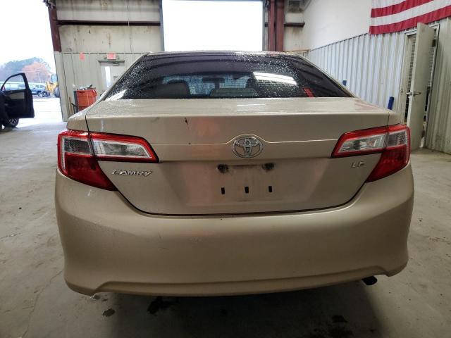 4T4BF1FK6CR163935 - 2012 TOYOTA CAMRY BASE TAN photo 6