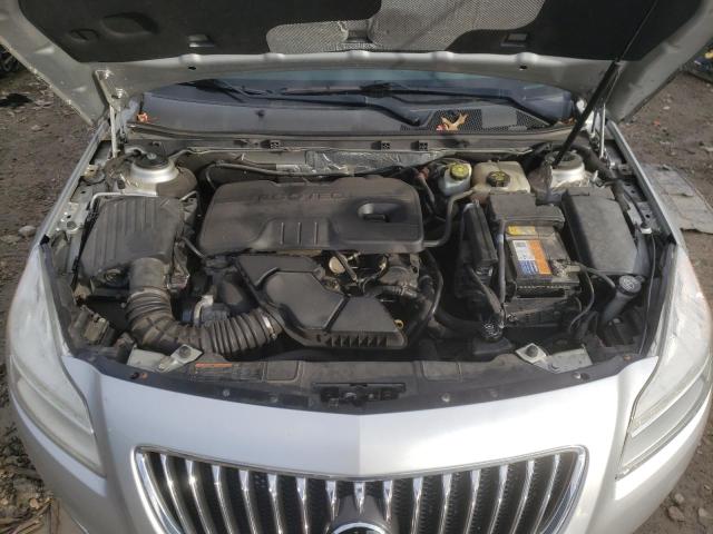 2G4GS5EC2B9214887 - 2011 BUICK REGAL GRAY photo 11