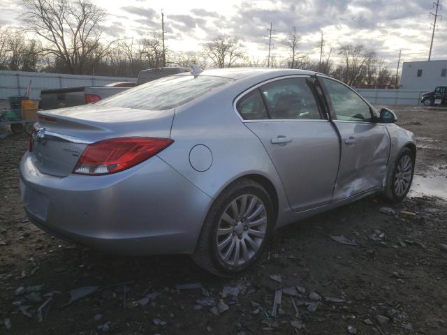 2G4GS5EC2B9214887 - 2011 BUICK REGAL GRAY photo 3
