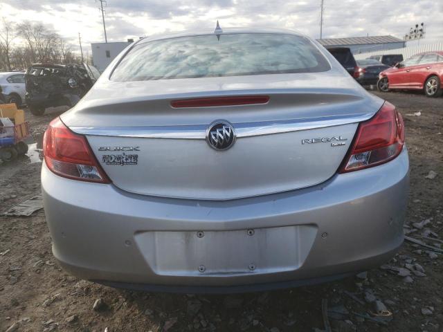 2G4GS5EC2B9214887 - 2011 BUICK REGAL GRAY photo 6