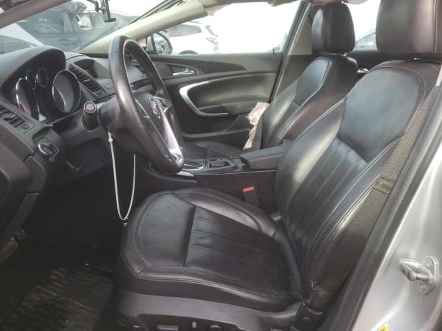 2G4GS5EC2B9214887 - 2011 BUICK REGAL GRAY photo 7