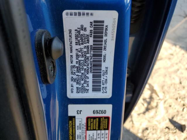 1NXBU4EE7AZ177269 - 2010 TOYOTA COROLLA XR 蓝色 照片 12