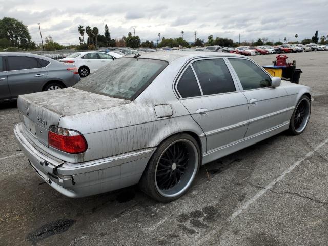 WBAGG83421DN85744 - 2001 BMW 740 I AUTO SILVER photo 3