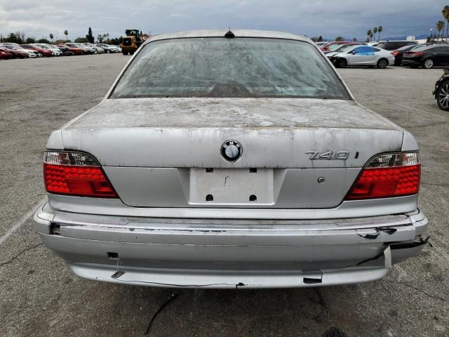 WBAGG83421DN85744 - 2001 BMW 740 I AUTO SILVER photo 6