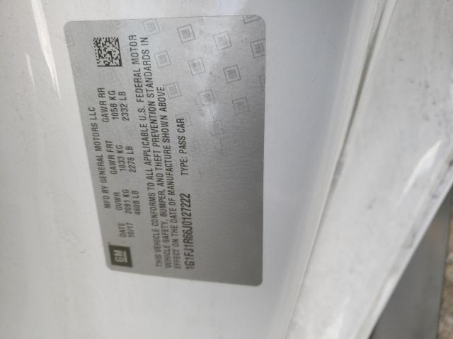 1G1FJ1R66J0127222 - 2018 CHEVROLET CAMARO ZL1 白色 照片 13